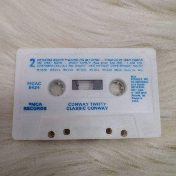 Vintage Conway Twitty Classic Conway Cassette Tape Vintage - Picture 3 of 11